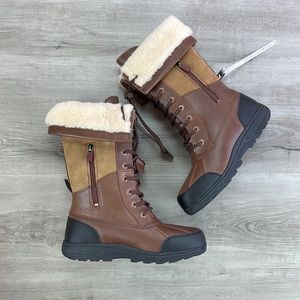 🍁UGG🍁 BUTTE II TOGGLE TALL BROWN CWR KIDS WINTER WATER PROOF TALL BOOTS